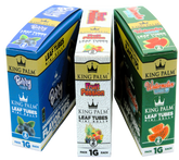 KING PALM | LEAF TUBES | 2 PACK MINI ROLLS | 1 GRAM EACH PACK | 20CT